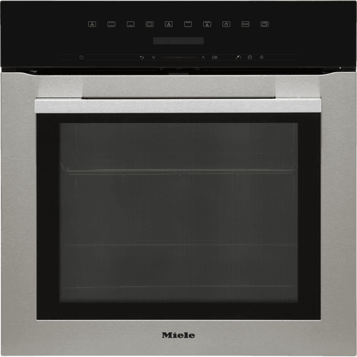 Miele ContourLine H7162BP Built In Electric Single Oven - Clean Steel - A+ Rated