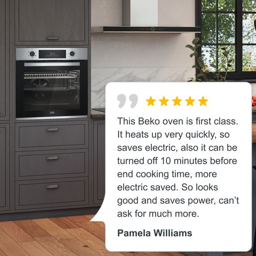 Beko AeroPerfect™ RecycledNet® Electric Single Oven - Stainless Stee - Review