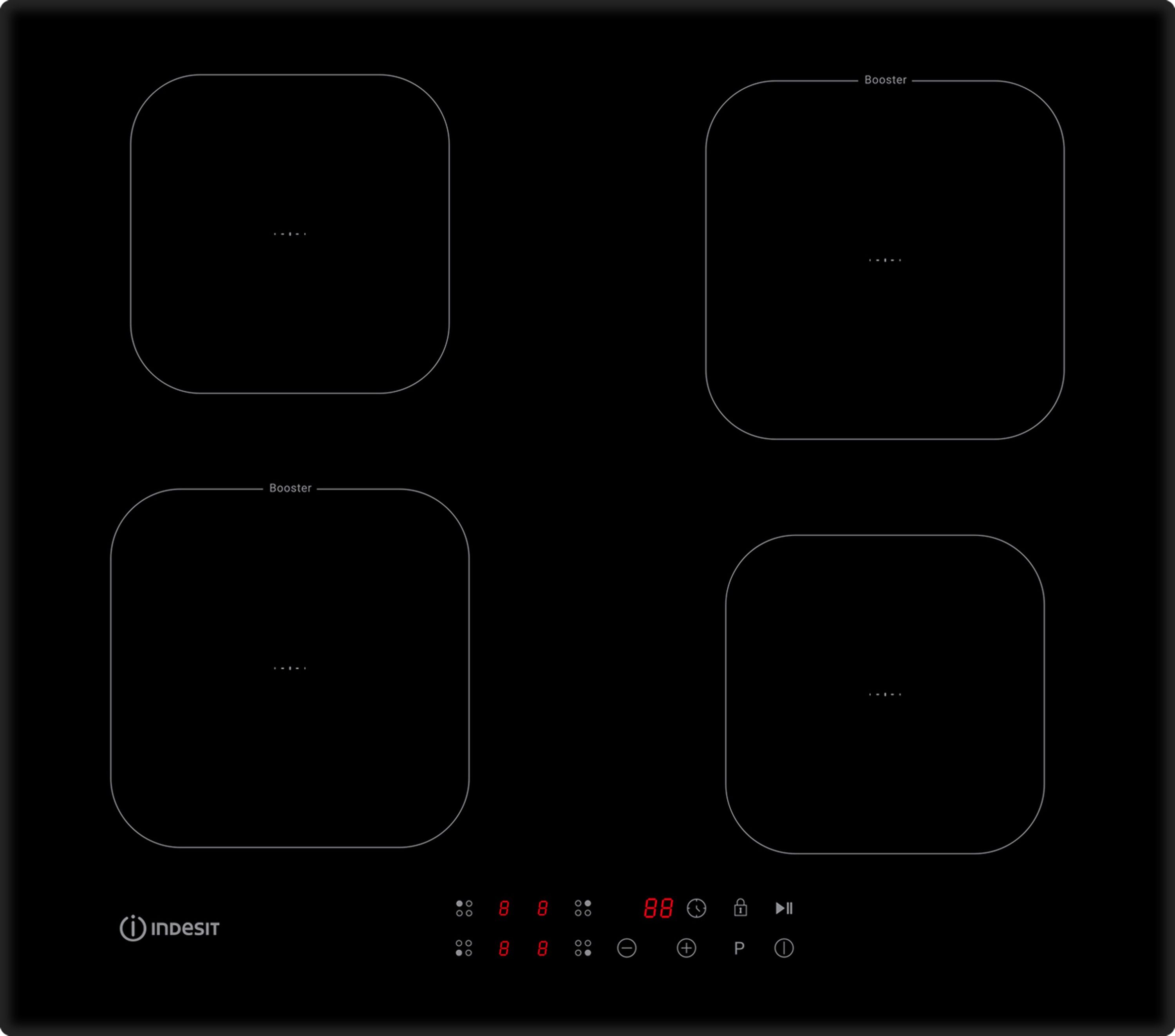 Indesit IS F 18Q60 NE Induction Hob - 59cm - Black
