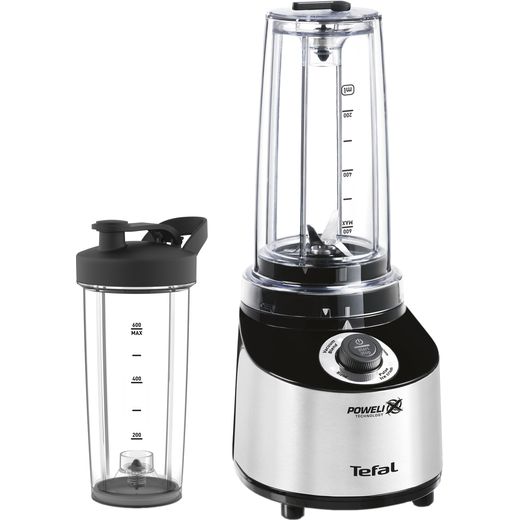 Tefal Freshboost BL181D65 0.6 Litre Vacuum Blender with 4 Accessories - Black / Stainless Steel