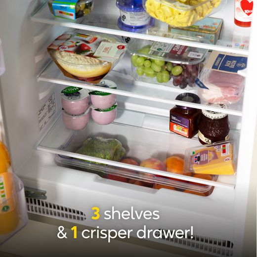 Russell Hobbs RH82BULF1E1W Fridge White - Annotation - Storage shot 