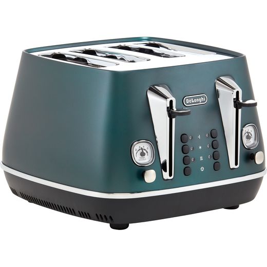 De'Longhi Distinta Flair CTI4003.GR 4 Slice Toaster - Green