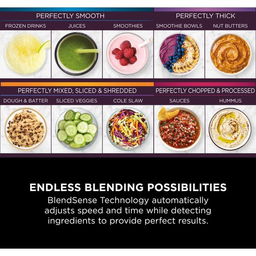 Ninja Detect Duo Power Blender Pro TB401UK 1.9 Litre Blender - Black - Annotation - Endless blending possibilities shot
