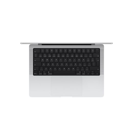 Apple MacBook Pro, - Silver - keyboard view