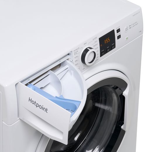 Hotpoint NSWA 1146 WW UK 11kg Washing Machine with 1400 rpm - White - Detergent tray shot
