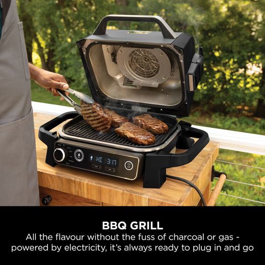 Ninja Woodfire OG701UK Health Grill - Black / Grey - Annotation - All the flavour without the fuss