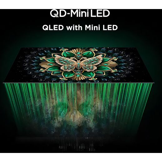 TCL 85" 4K Ultra HD QLED Smart Google TV - annotation - mini led shot