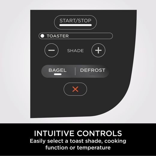 Ninja Foodi 3-in-1 Toaster, Grill & Panini Press 2 Slice Toaster - Black - Annotation - Multi toaster
