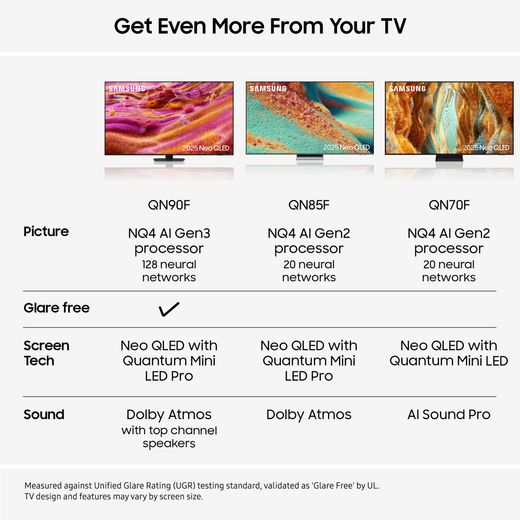 Samsung QN70F 55" 4K Ultra HD MiniLED Neo QLED Smart TV [2025] - Annotation - Get even more from your TV