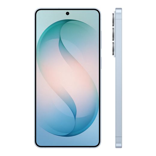Samsung Galaxy S26+ 512GB Smartphone in Sky Blue - Front and side