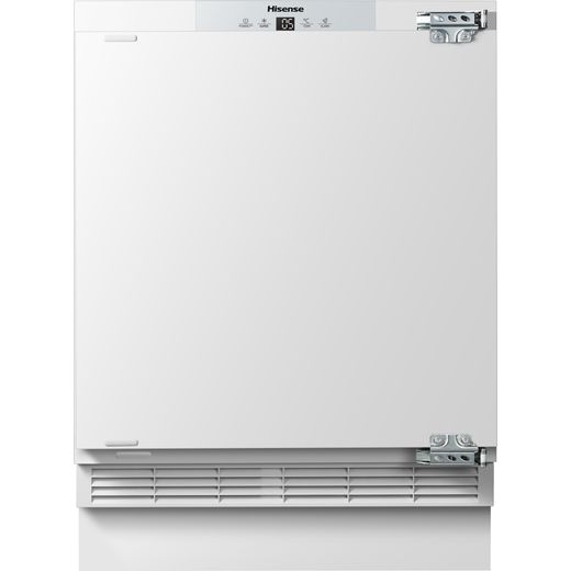 Hisense RUL178D4AWE Integrated Upright Fridge - White - Front shot 