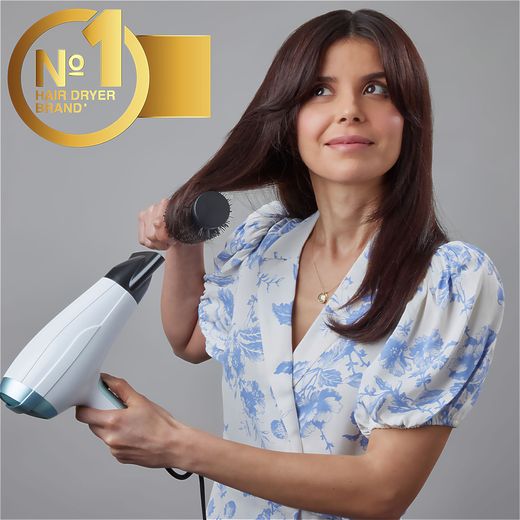 Remington Shine Therapy Hair Dryer With 2 Accessories - White - Annotation - Number 1 shot