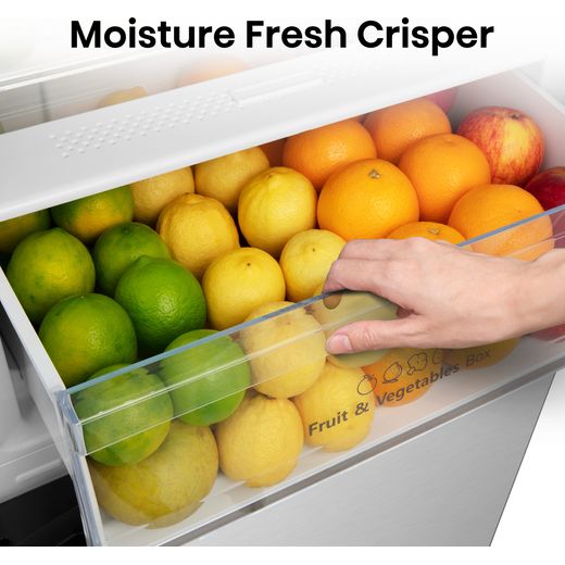 Hisense 70/30 Frost Free Fridge Freezer - White - Annotation - Moisture fresh crisper