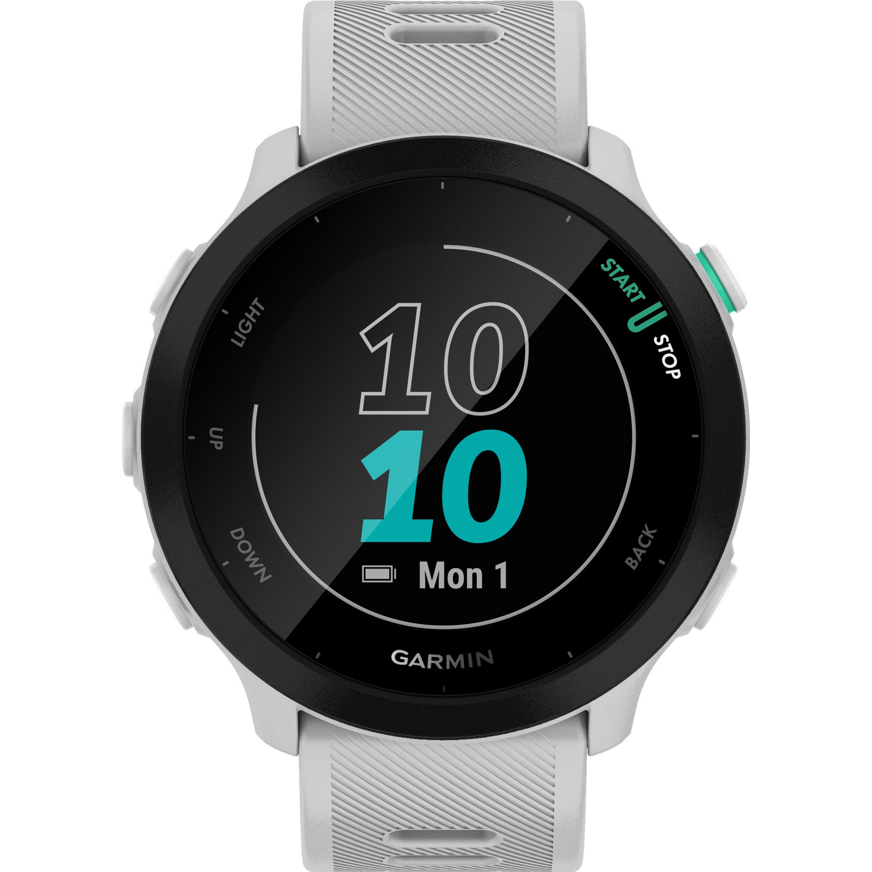 Garmin - Forerunner 55 - GPS Smart Watch - 42mm - White