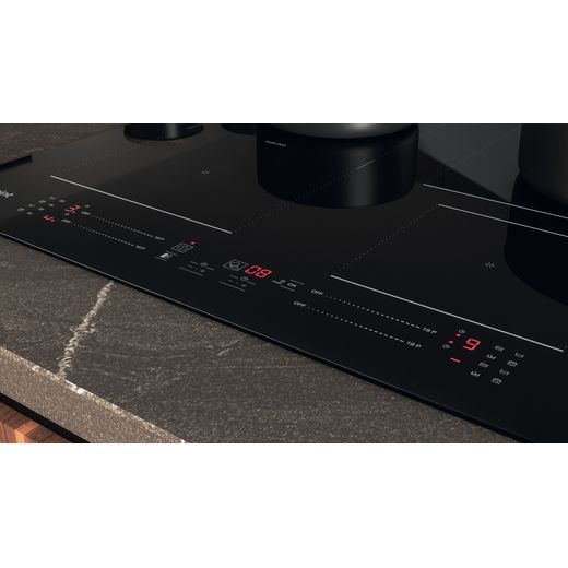 Hotpoint CleanProtect TS8660CCPNE 59cm Induction Hob - Black - Control panel