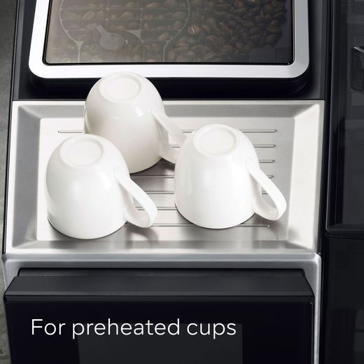 Siemens TQ717GB3 Coffee Machines Stainless Steel - Annotation - Preheated cups shot