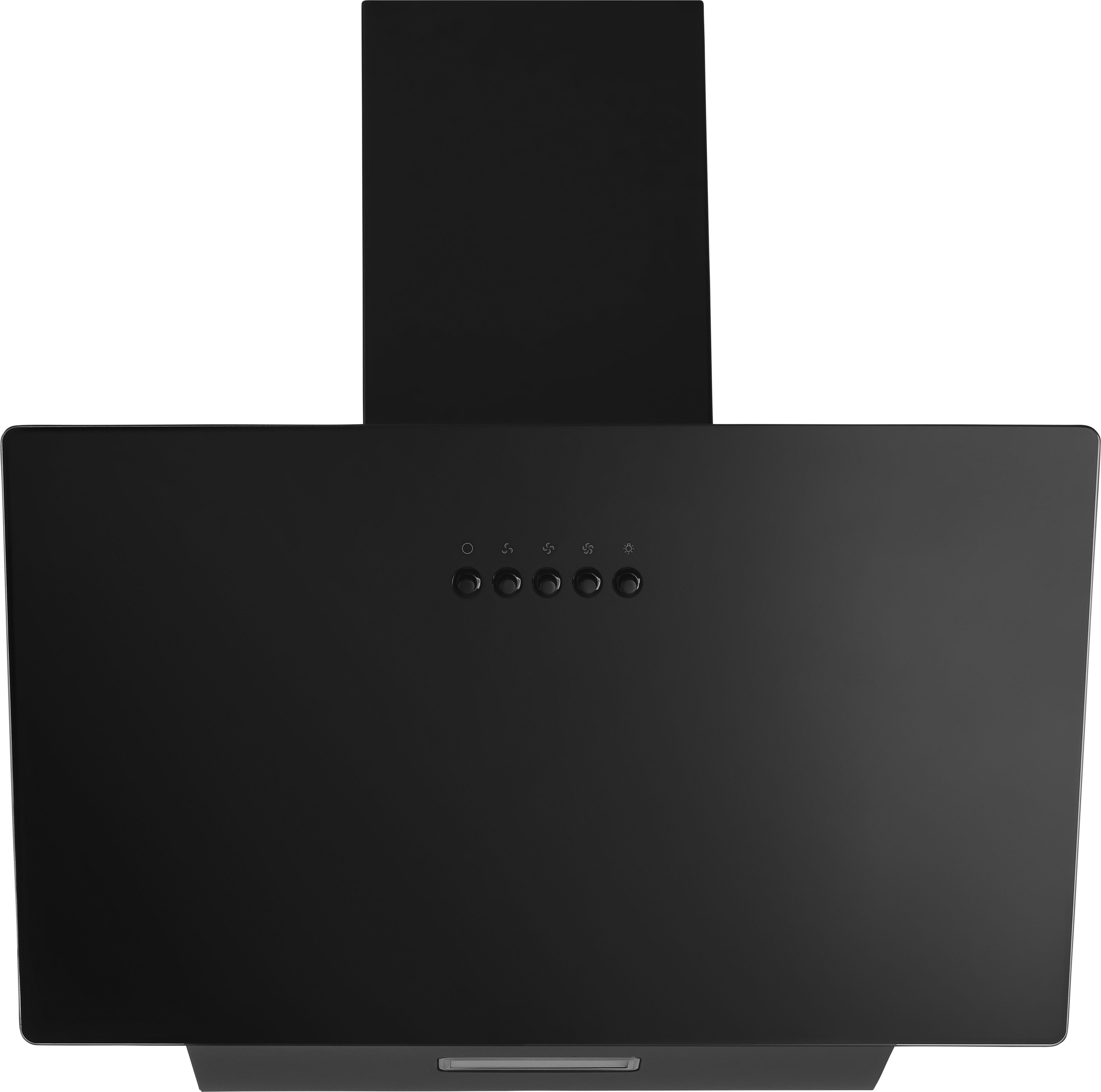 Image of CDA SCAG60BL 60cm Chimney Cooker Hood - Black, Black