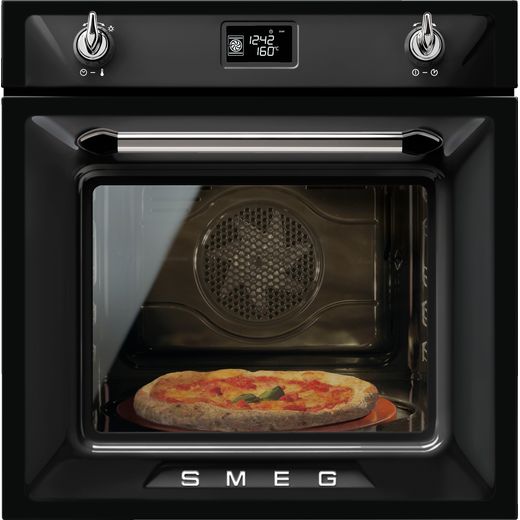Smeg Victoria SFP6925NPZE1 Built In Electric Single Oven - Black