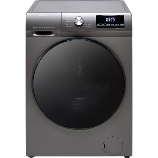 Hisense Washing Machine | Titanium | WFQA1214EVJMT | ao.com