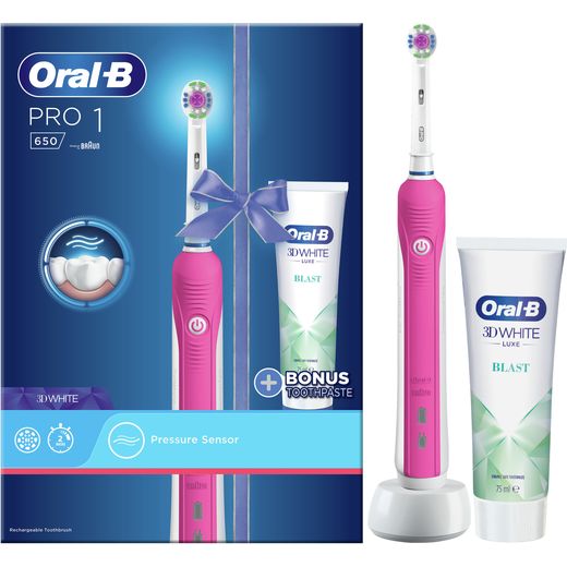 oral b 650 3d white toothbrush