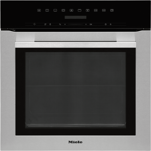 Miele ContourLine H7164B Wifi Connected Built In Electric Single Oven with added Steam Function - Clean Steel - A+ Rated