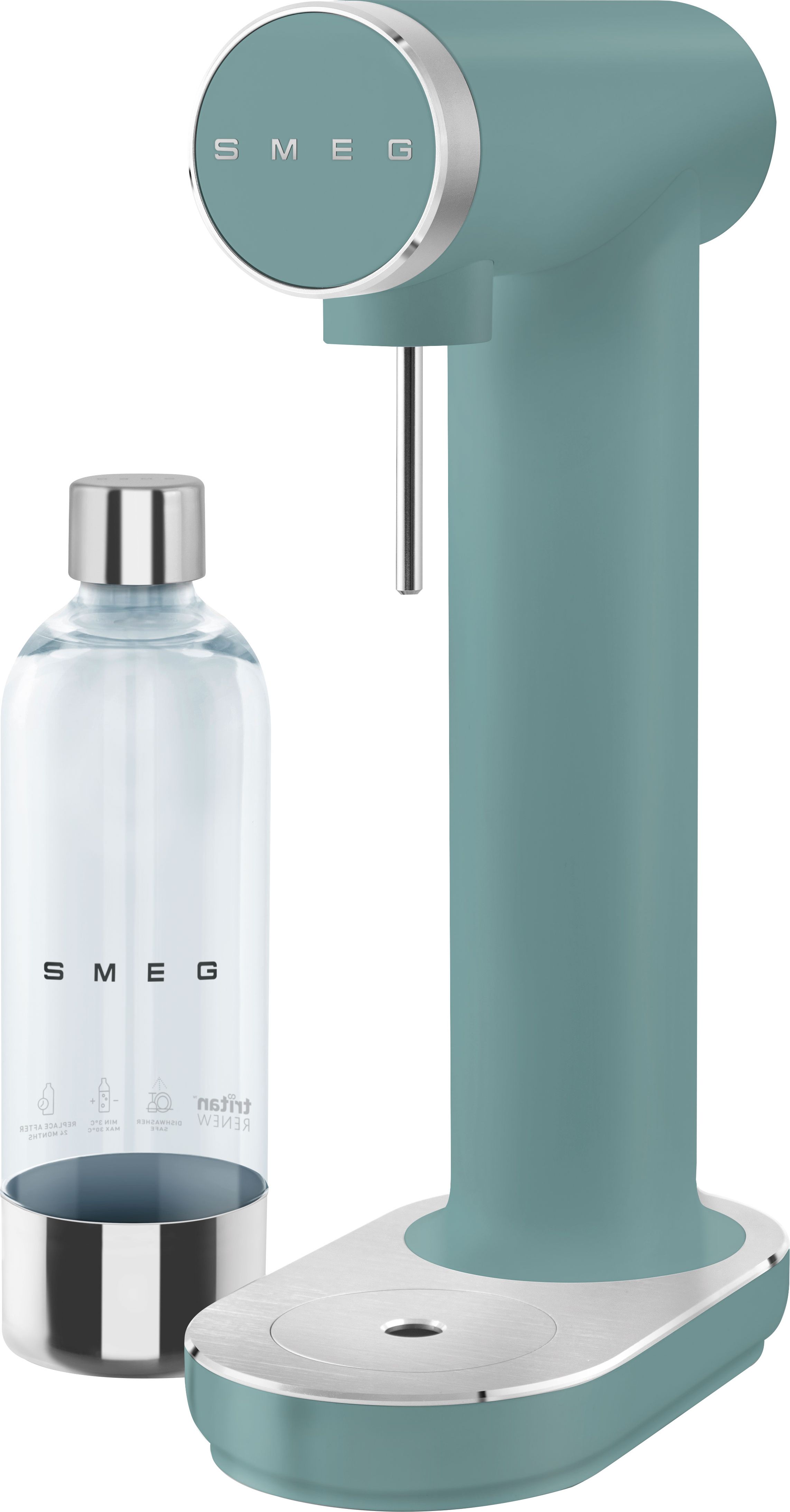 Smeg Carbonated Water Maker - Emerald Green - SKC01EGM, Green