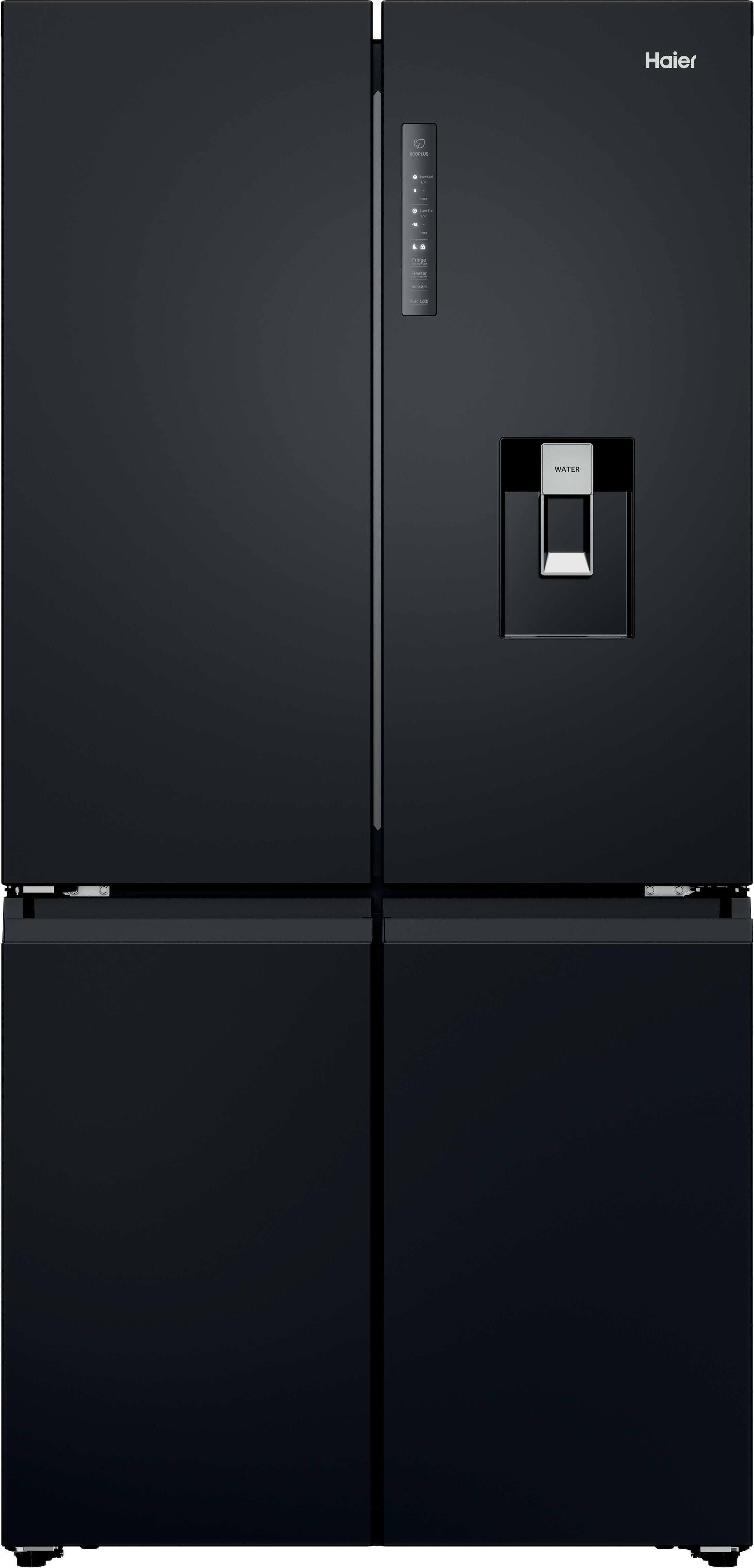 Haier Cube 90 Series 3 American Fridge Freezer 649L Stainless Steel Freestanding