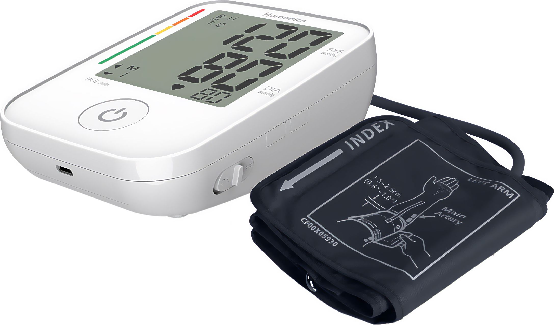 Homedics Automatic Upper Arm Blood Pressure Monitor - White