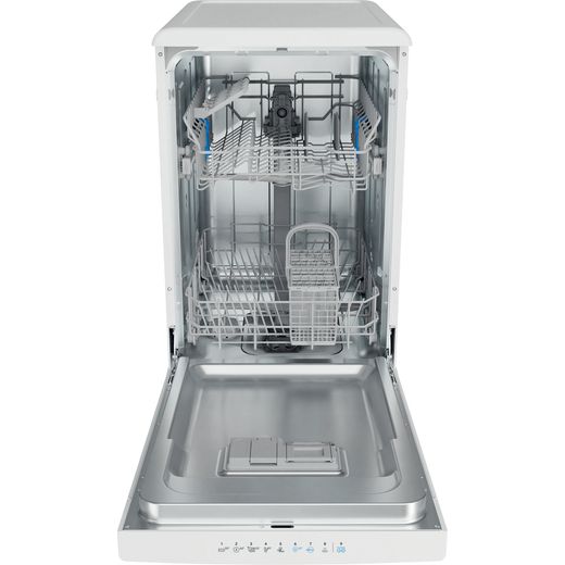 Indesit IN2FD10CS70WUK dishwasher Freestanding 10 place settings - Door open