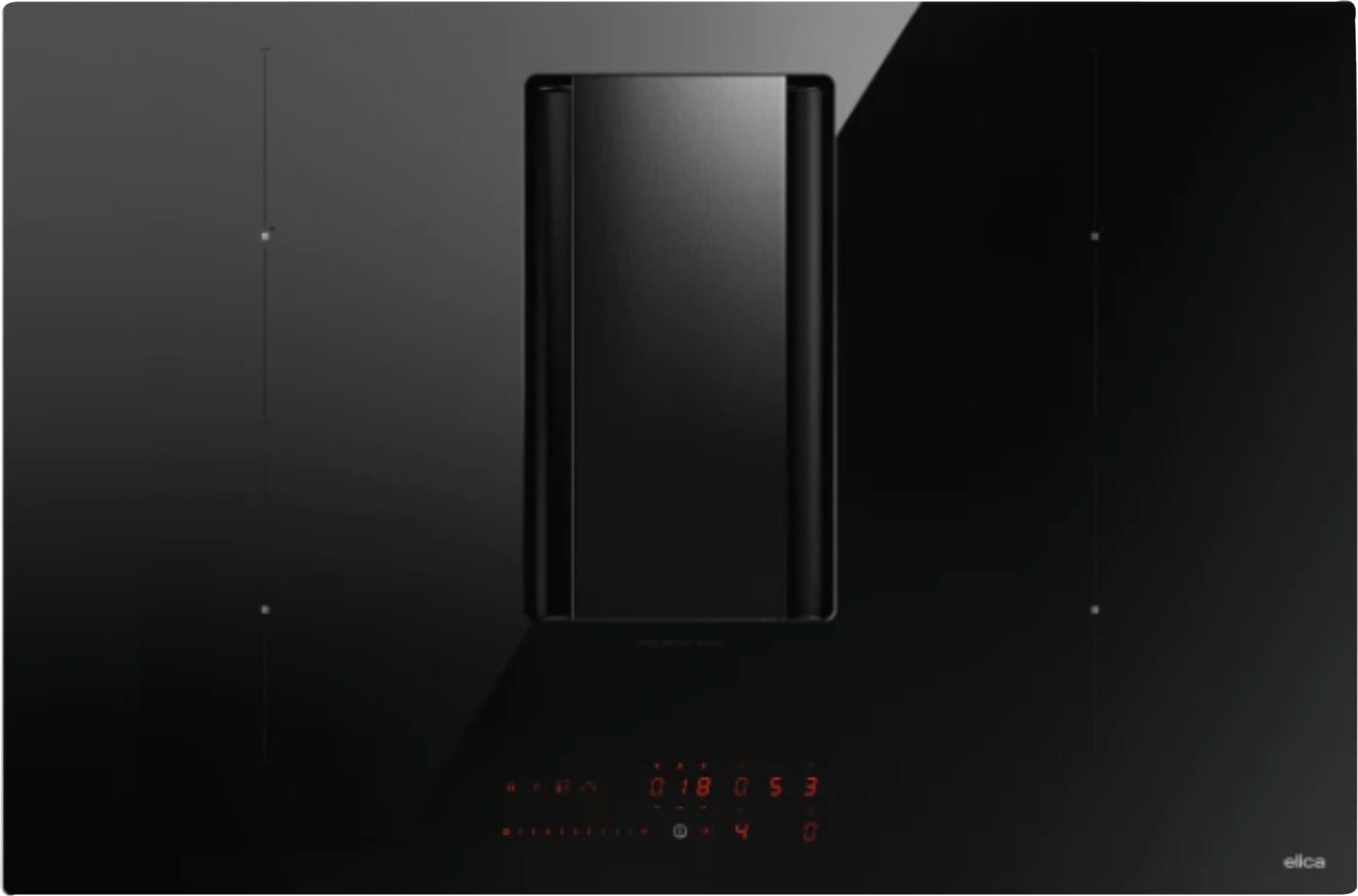 Elica NikolaTesla Alpha Induction Venting Hob - Black - 78cm