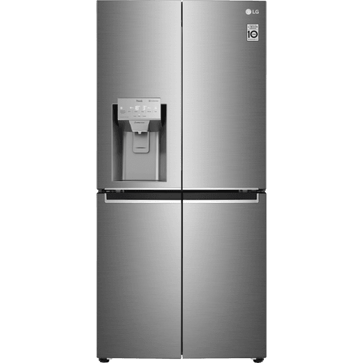 LG NatureFRESH™ GML844PZ6F Wifi Connected Plumbed Total No Frost American Fridge Freezer - Metallic Silver - F Rated