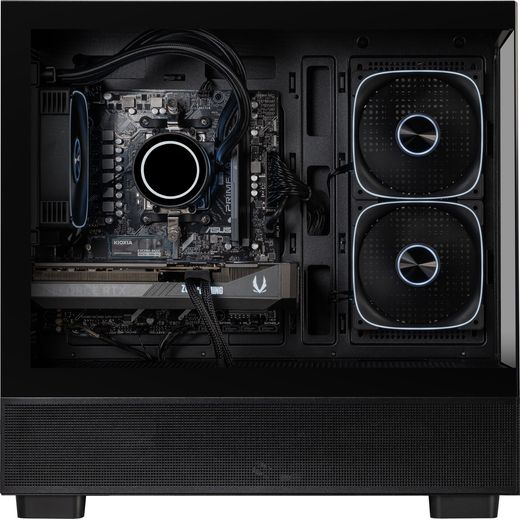 3XS Core Gaming PC - NVIDIA® GeForce RTX™ 5070, Intel® Core™ i5, 1TB SSD - Black - Side shot