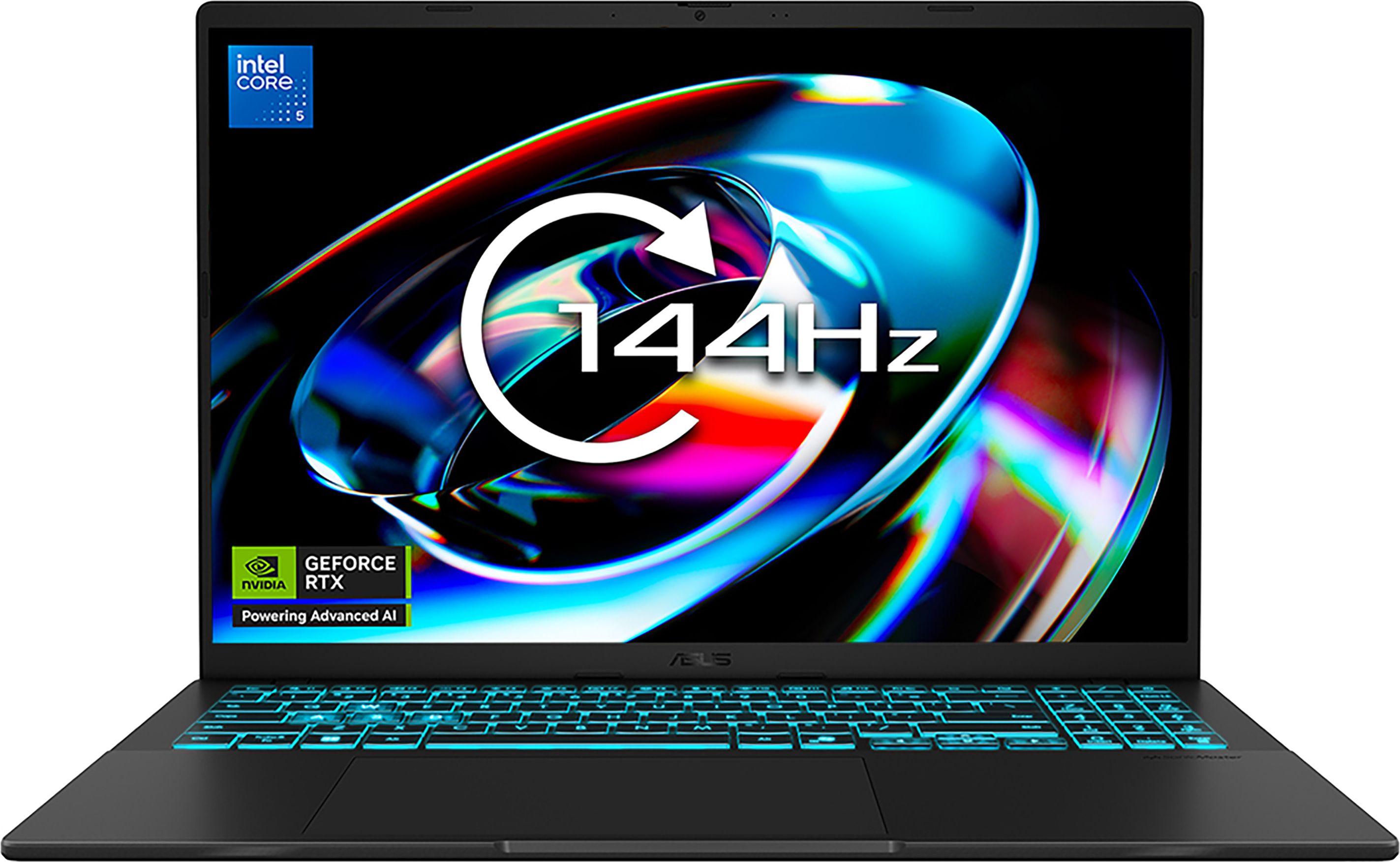 Asus V16 V3607VH Laptop - 16-inch WUXGA - Intel Core 5 - 16GB RAM - 512GB SSD - NVIDIA GeForce RTX 5050 - Black