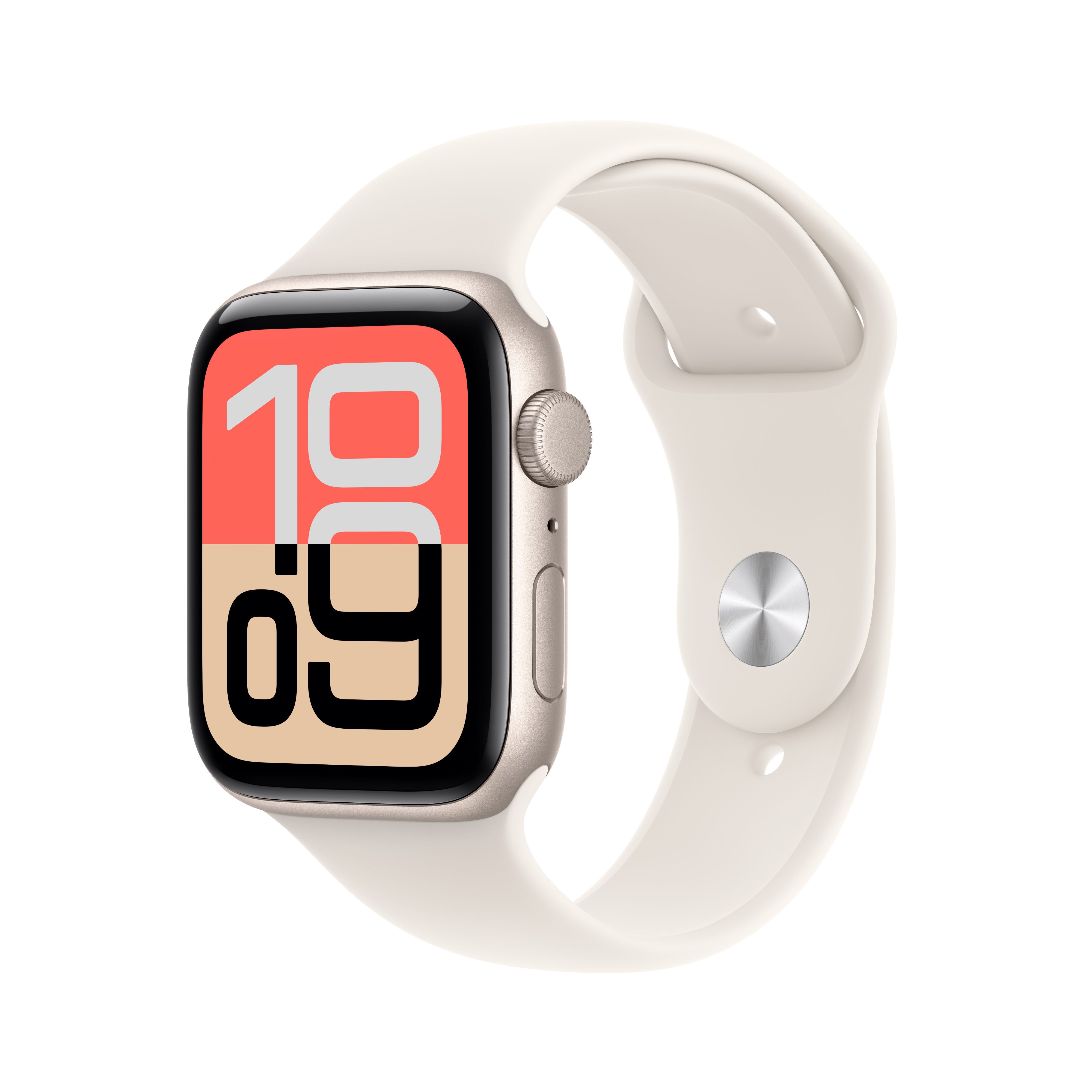 Apple Watch SE 3 44mm GPS Starlight Aluminium Case White