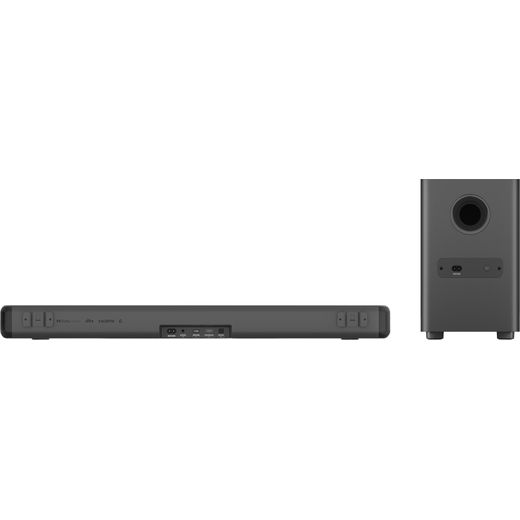 Philips TAB5309/10 Bluetooth 2.1 Soundbar - Grey - Back shot
