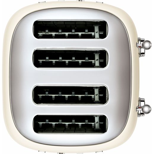 Smeg 50's Retro TSF03CRUK 4 Slice Toaster - Cream