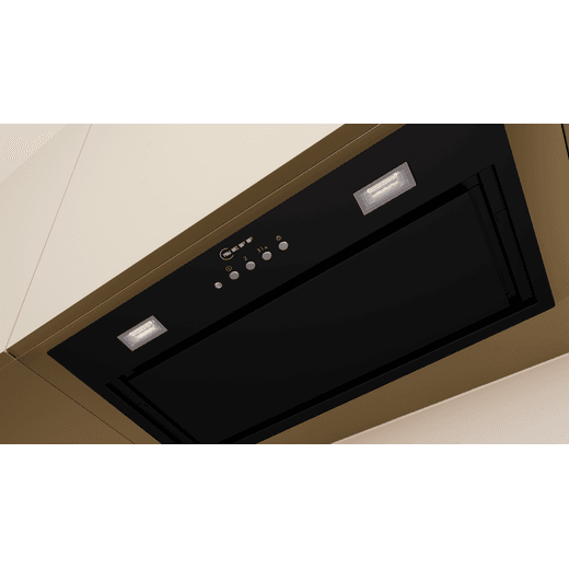 NEFF N70 52 cm Cooker Hood - Black - Cooker hood in kitchen