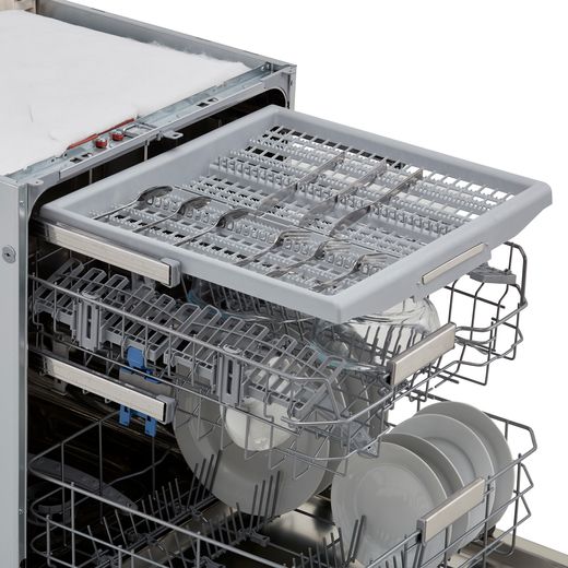 Indesit Fully Integrated Standard Dishwasher - White with Fixed Door Fixing Kit