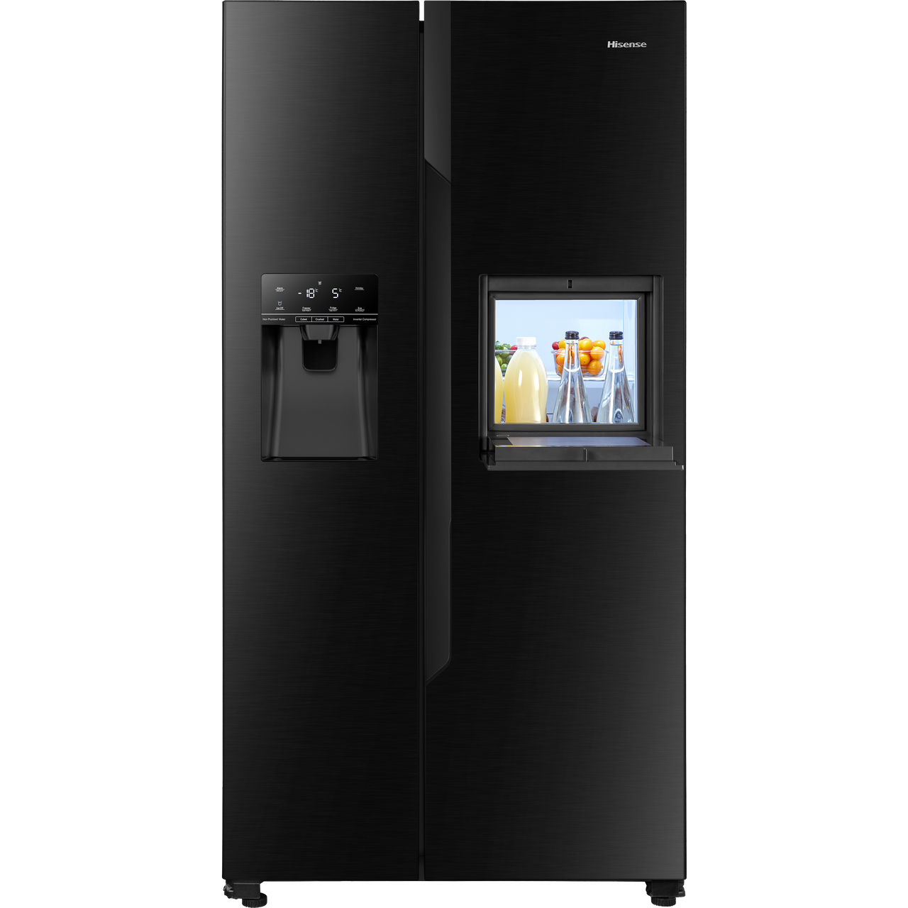 black fridge freezer ao