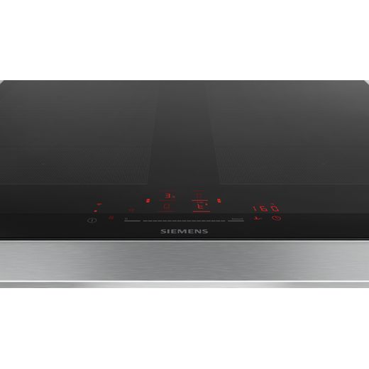 Siemens IQ-700 EX675HXC1E 60cm Induction Hob - Black - control panel shot