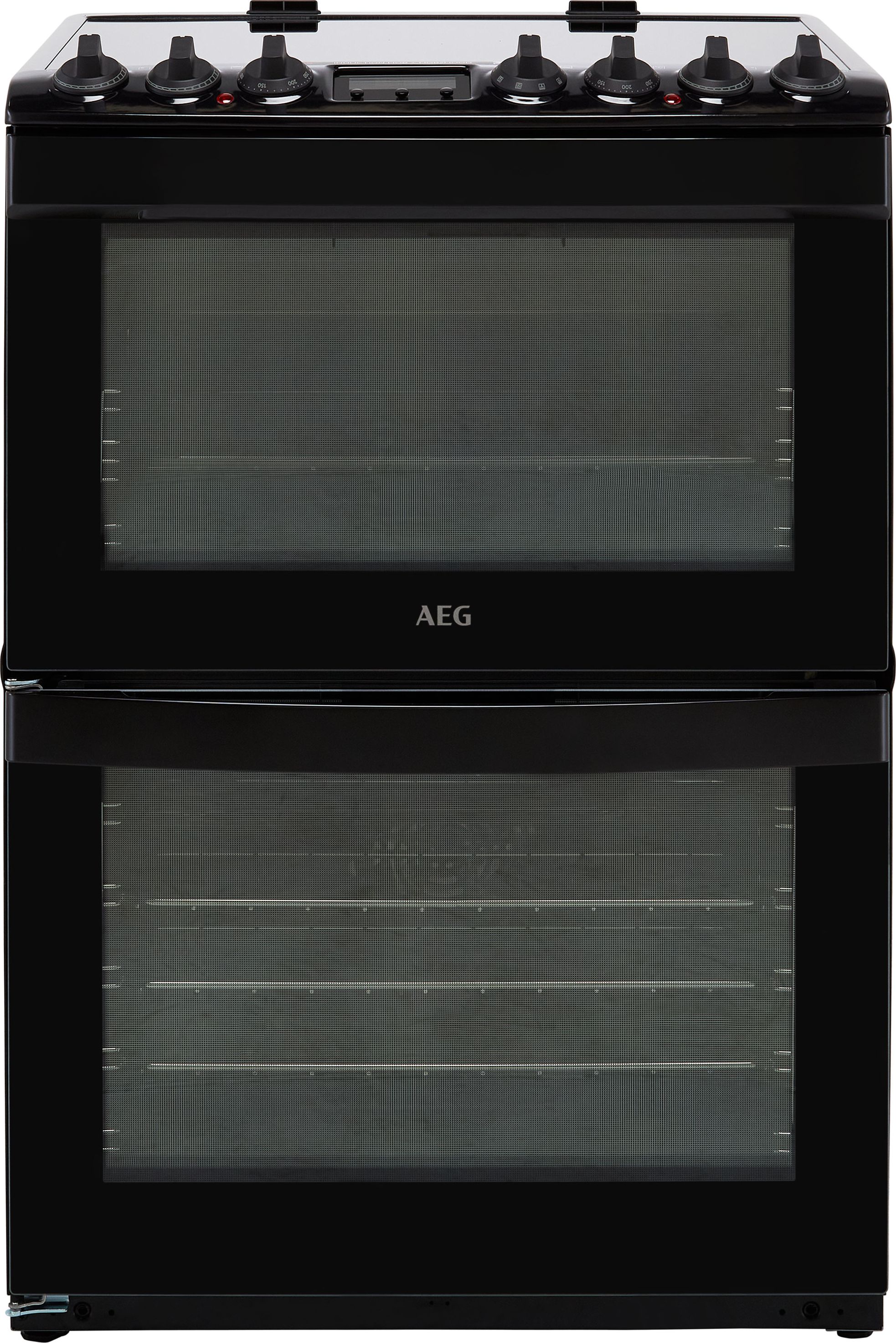 AEG CIB6742ACB 60cm Electric Cooker with Induction Hob - Black - A/A Rated, Black