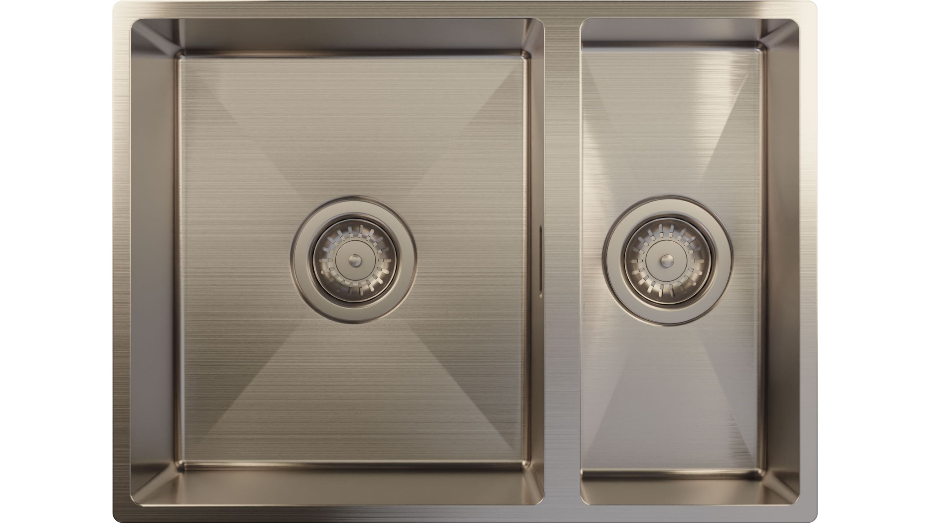 Harlyn - Kitchen Sink - 1.5 Bowl - Gunmetal - PVD Stainless Steel