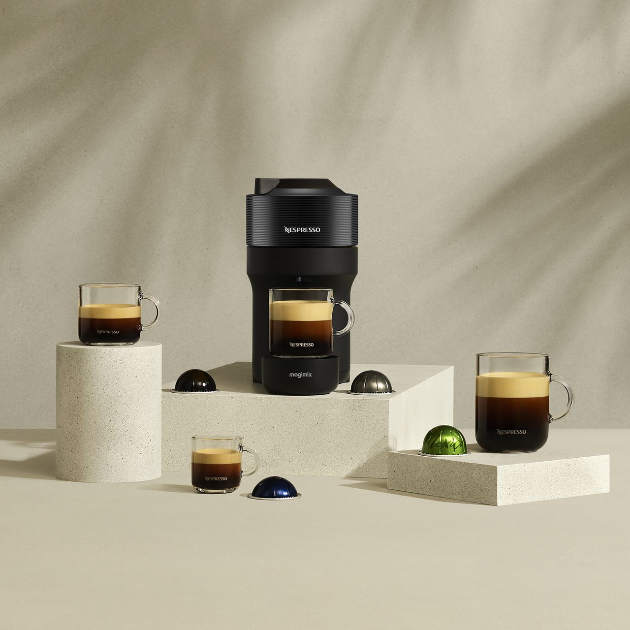 Nespresso Vertuo Pop Coffee Machine + Free 10 Nespresso Capsules