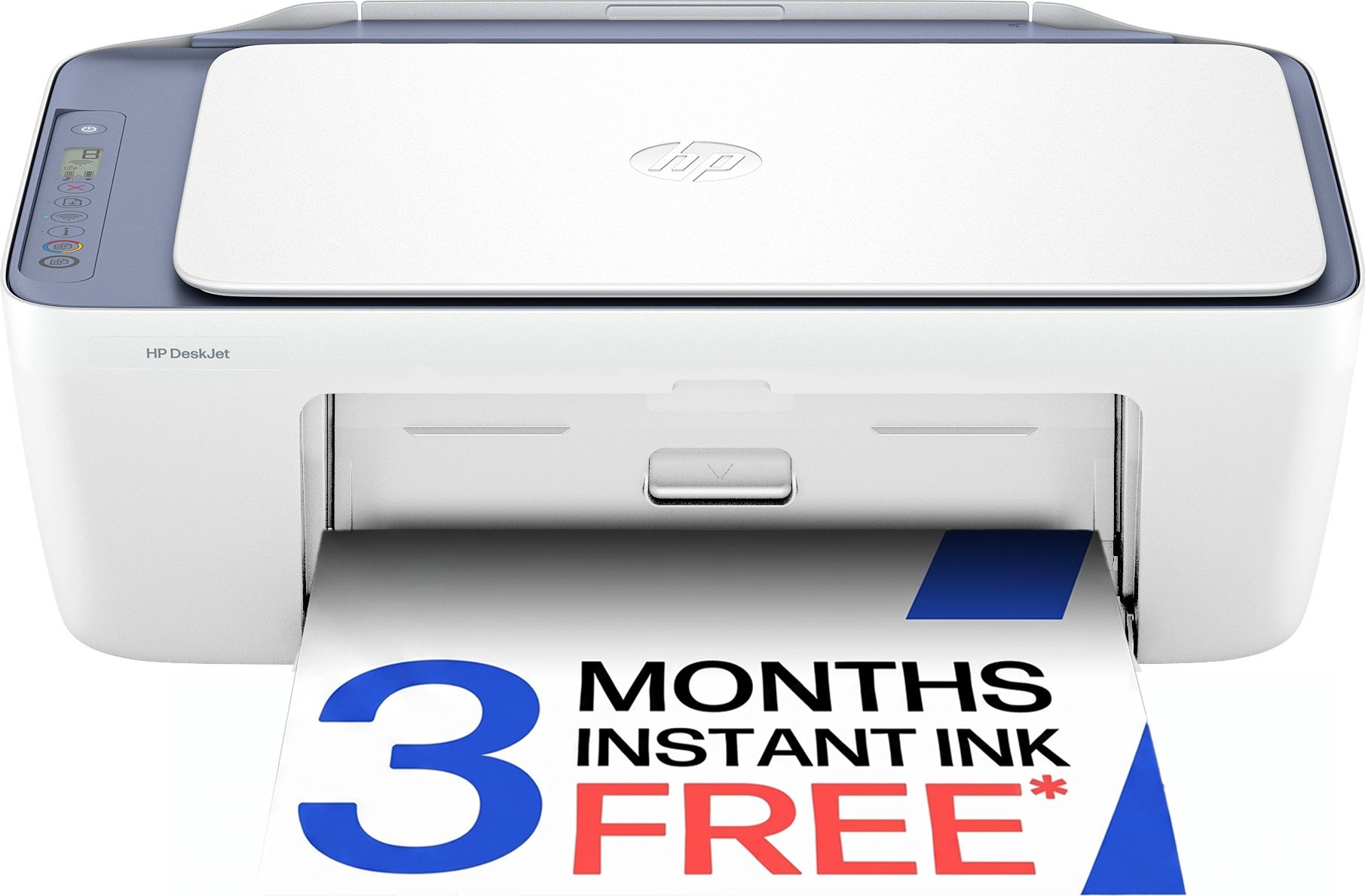 HP DeskJet 2922 Wireless Inkjet Printer includes 3 months Free Instant Ink - White, White