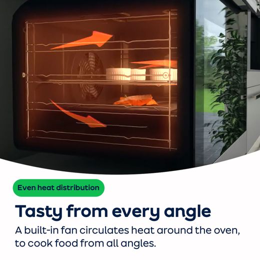 AEG 6000 AirFry Built In Electric Single Oven - Stainless Steel - AO Annotation - Hot-Air