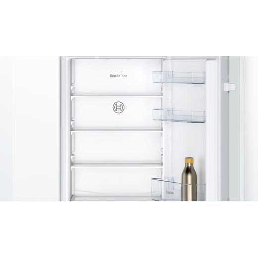 Bosch Integrated Fridge Freezer with Slided-mounted Kit - White - Close up inside shot