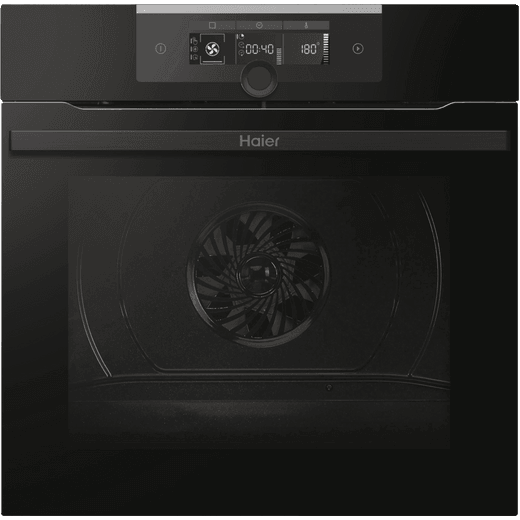 Haier Series 2 HWO60SM2F3BH Wifi Connected Built In Electric Single Oven - Black - A+ Rated