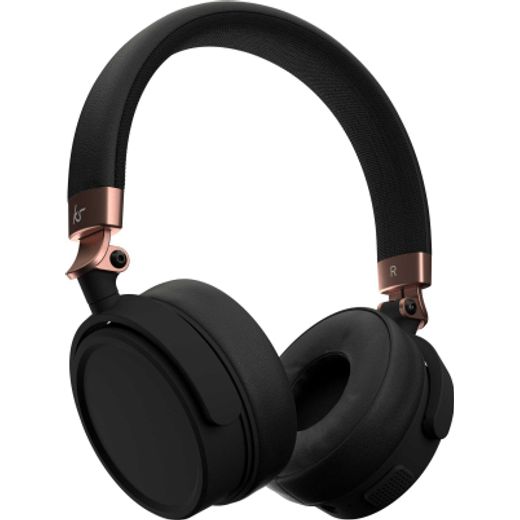 Kitsound Accent 60 Head-band Bluetooth Headphones - Black / Rose Gold