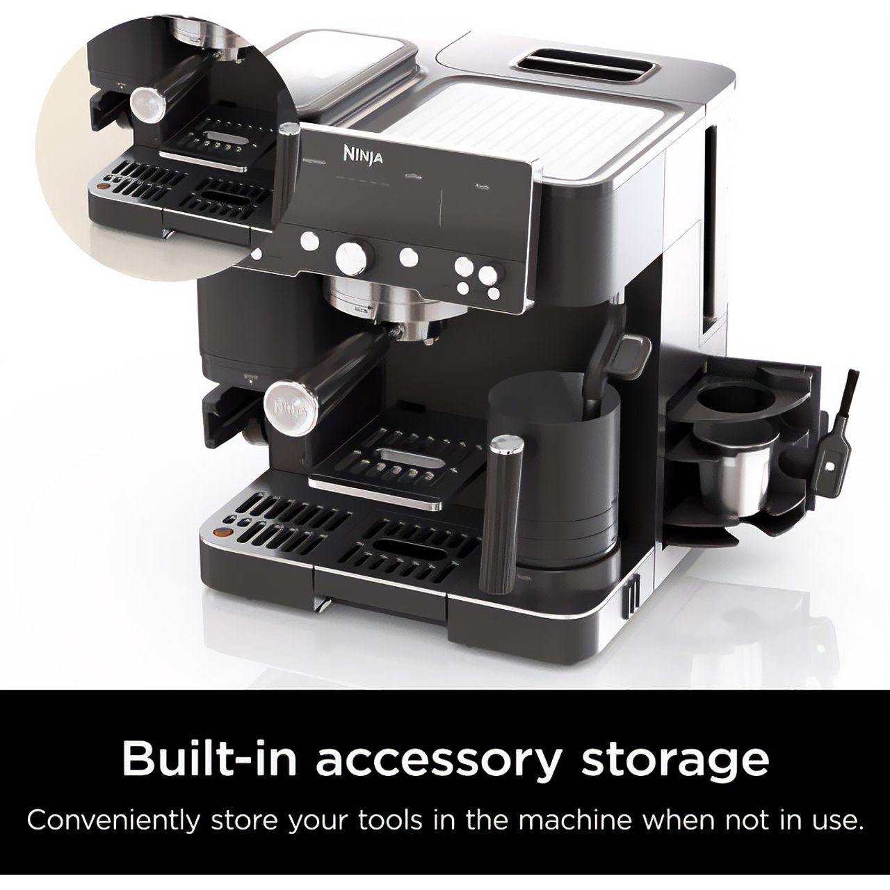 Ninja Luxe Café Premier Espresso Coffee Machine - Midnight Black