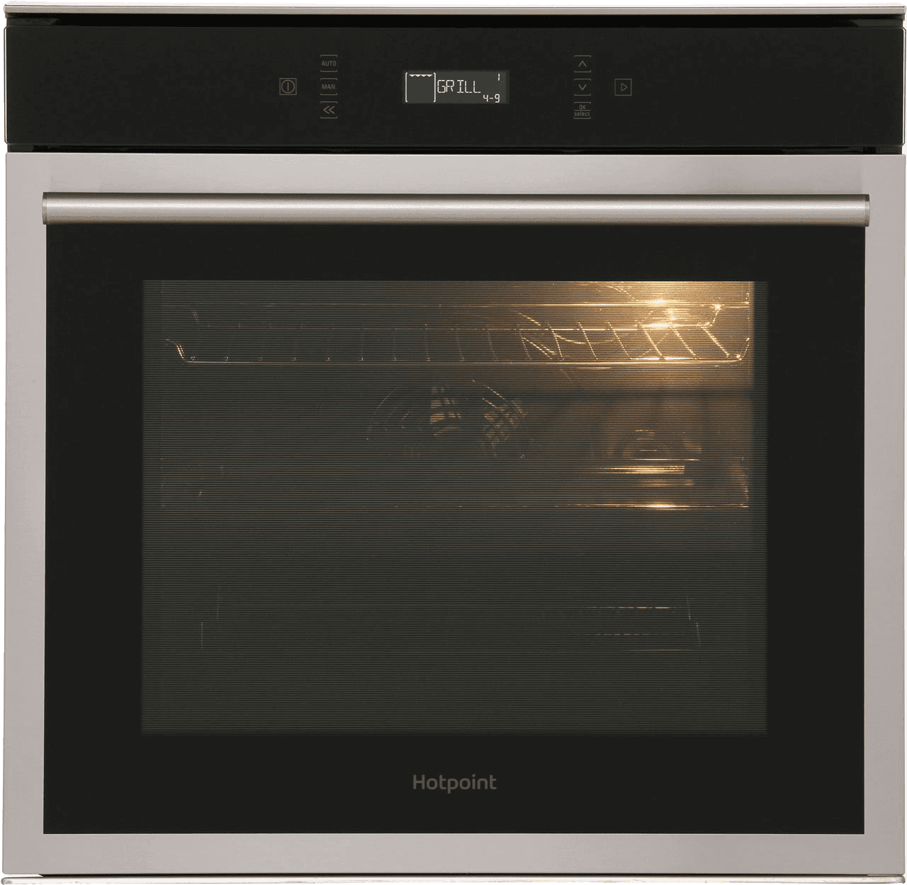 Hotpoint Class 6 SI6874SPIX Built In Electric Single Oven with Pyrolytic Cleaning - Stainless Steel - A+ Rated, Stainless Steel